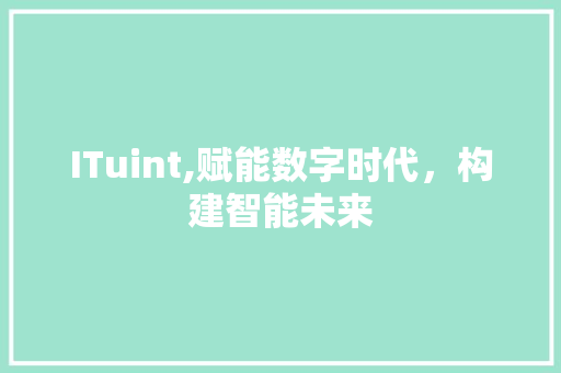 ITuint,赋能数字时代，构建智能未来
