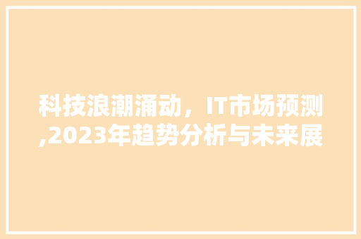 科技浪潮涌动，IT市场预测,2023年趋势分析与未来展望 网站优化
