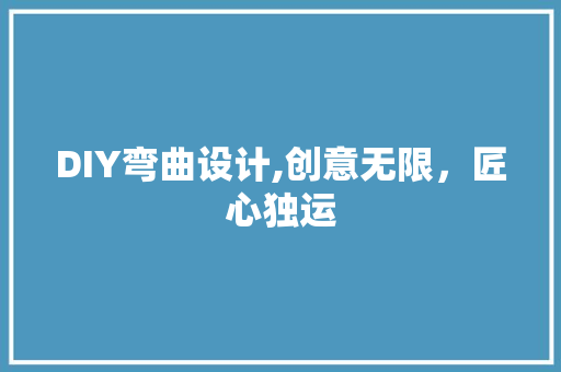 DIY弯曲设计,创意无限，匠心独运 搜狗优化