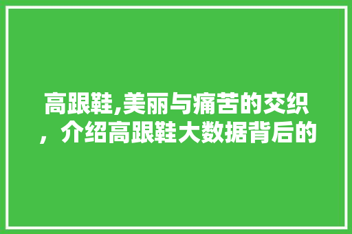 高跟鞋,美丽与痛苦的交织，介绍高跟鞋大数据背后的秘密 网站开发