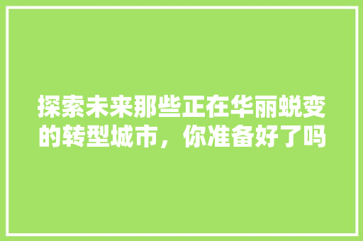 探索未来那些正在华丽蜕变的转型城市，你准备好了吗 网站优化