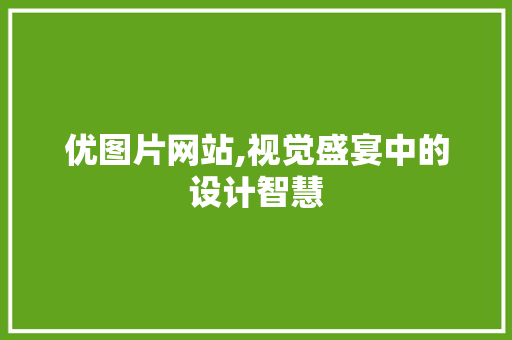 优图片网站,视觉盛宴中的设计智慧