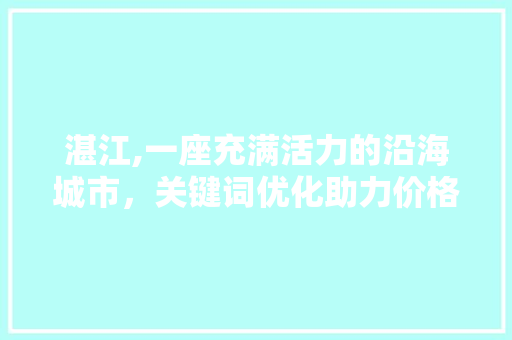 湛江,一座充满活力的沿海城市，关键词优化助力价格提升 小程序开发