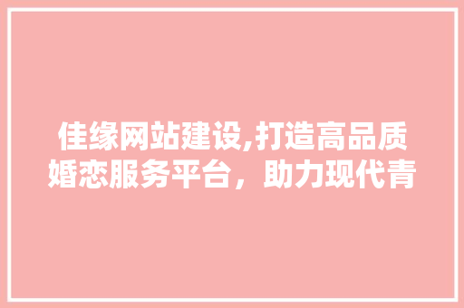 佳缘网站建设,打造高品质婚恋服务平台，助力现代青年幸福生活 网站优化