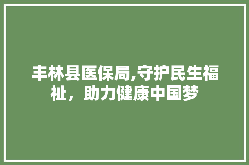 丰林县医保局,守护民生福祉，助力健康中国梦 丰林县医保局,守护民生福祉，助力健康中国梦 网站开发