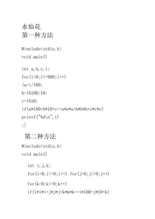 C语言实现水仙花数,探寻数学之美与编程方法的完美融合 C语言实现水仙花数,探寻数学之美与编程方法的完美融合 头条优化